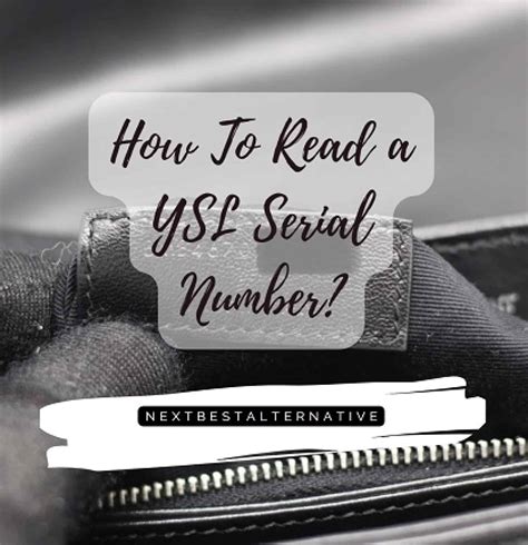 ysl serial code checker|ysl serial number lookup.